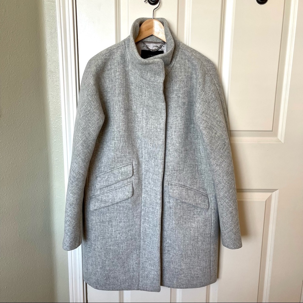 J. Crew Cocoon Clarin Italian Stadium Cloth Wool